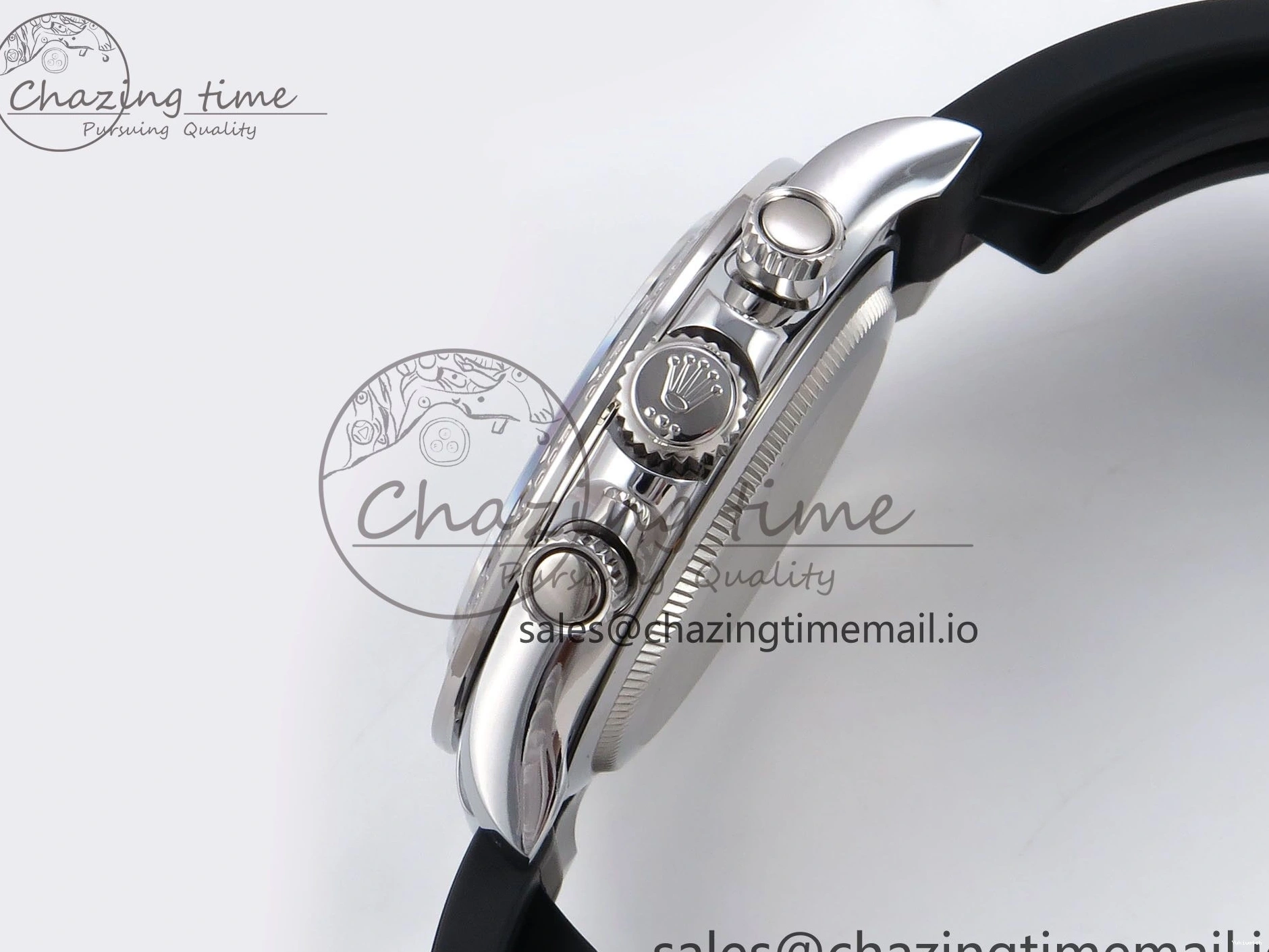 Strap V6（Gain 126519 SH4131 Edition Oysterflex Best 1:1 QF on Gray Daytona Weight） Black Dial 1228